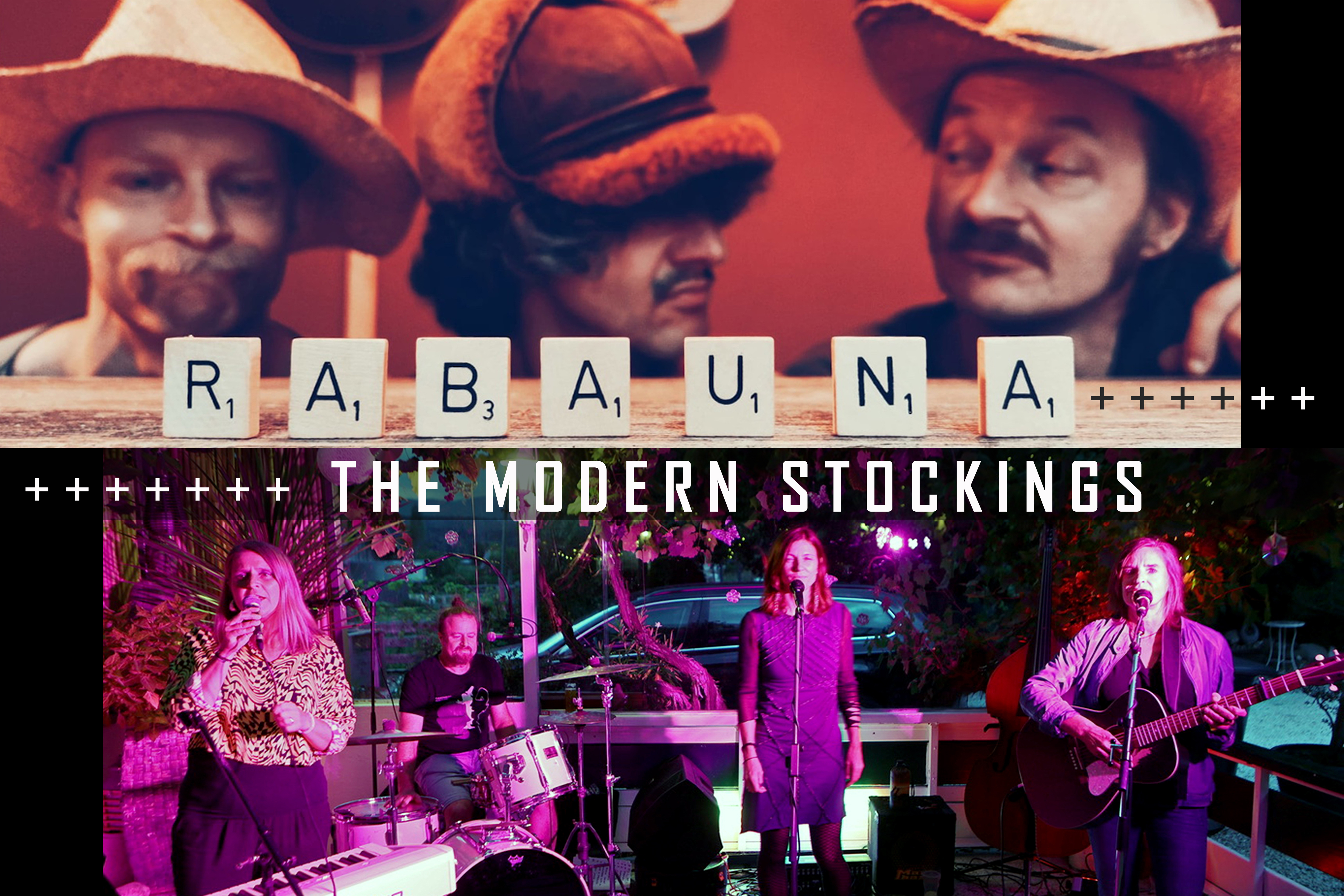 - 14.02.2026 - <br> Doppelkonzert <br> RABAUNA & THE MODERN STOCKINGS
